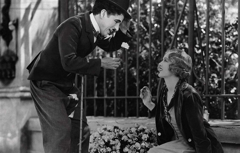 Charlie Chaplin i Stadens ljus.