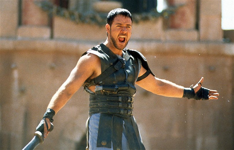 Maximus Decimus Meridius (Russell Crowe) i "Gladiator" (2000).