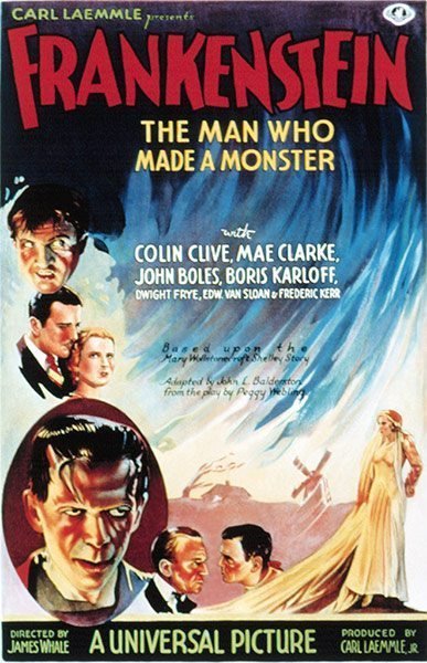 Top Selling Film Posters - Frankenstein, 1931