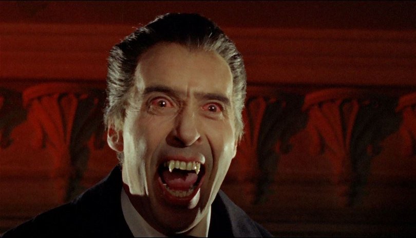 Christopher Lee som Greve Dracula. Foto: Hammer Film Productions. 