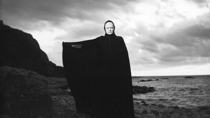 Stillfoto från "Det sjunde inseglet" av Ingmar Bergman,