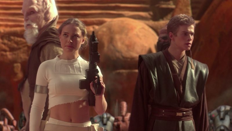 Padme och Annakin i "Star Wars Episode II"