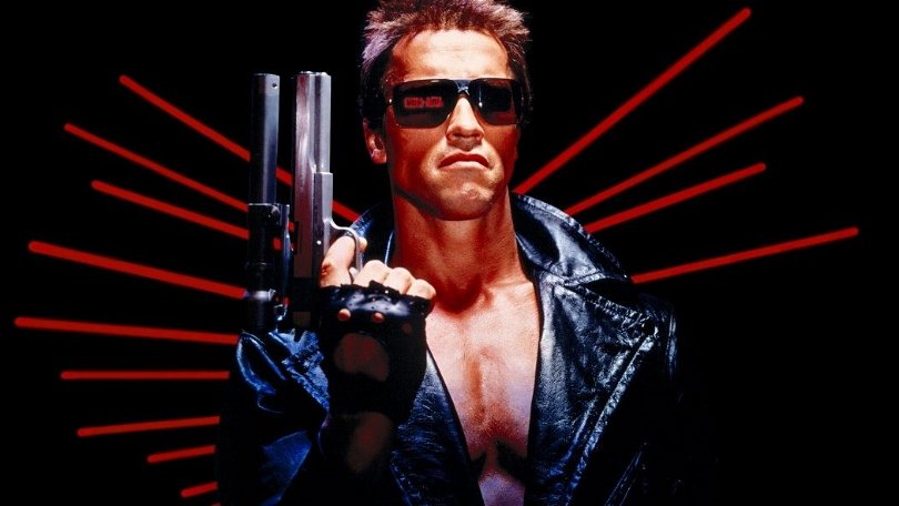 Arnold Schwarzenegger som "The Terminator"