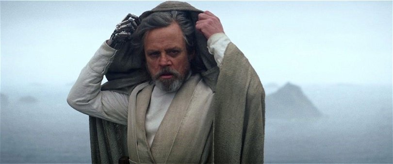 Mark Hamill som Luke Skywalker i Star Wars THe Force Awakens