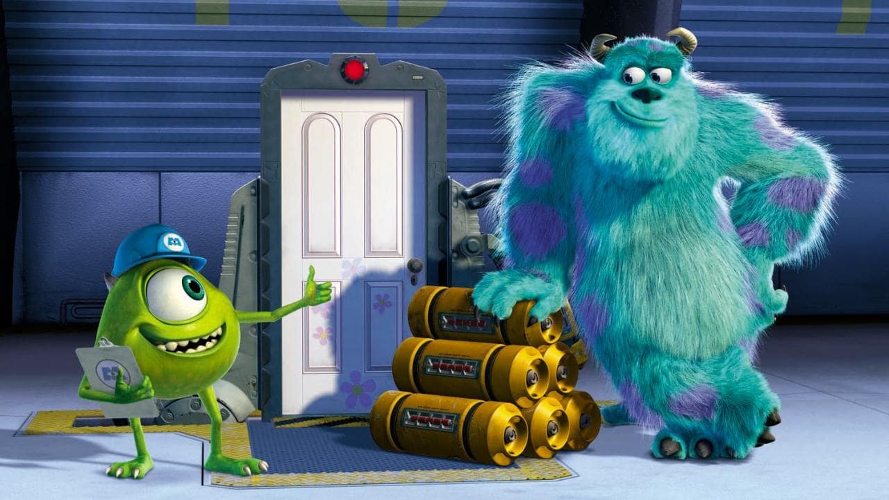 Mike och Sully i Monsters Inc.