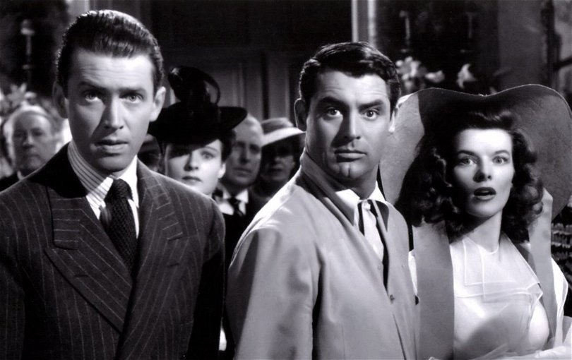 James Stewart, Cary Grant och Katherine Hepburn i The Philadelphia Story (1940)