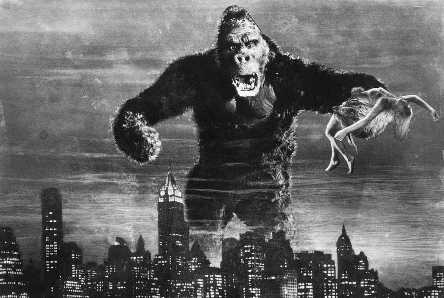 Stillbild från "King Kong"