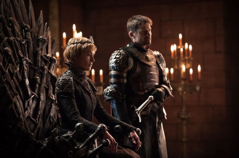 Lena Headey och Nikolaj Coster-Waldau i Game of Thrones