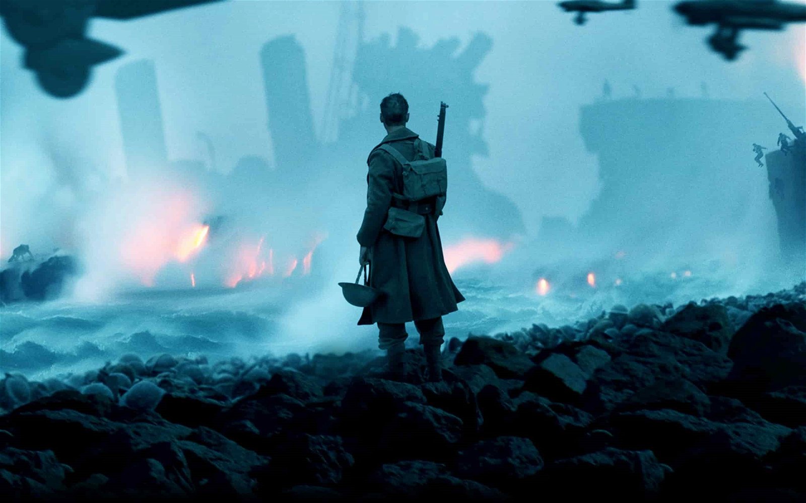 Poster till Dunkirk av Christopher Nolan - ny krigsfilm från 2017
