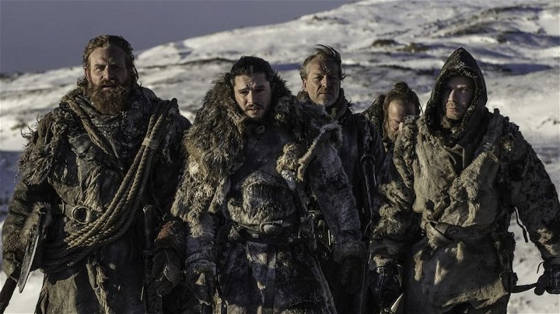 Kit Harington som Jon Snow med flera i Game of Thrones