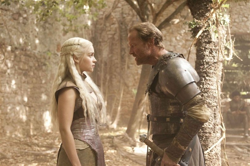 Jorah Mormont arg på Khaleesi