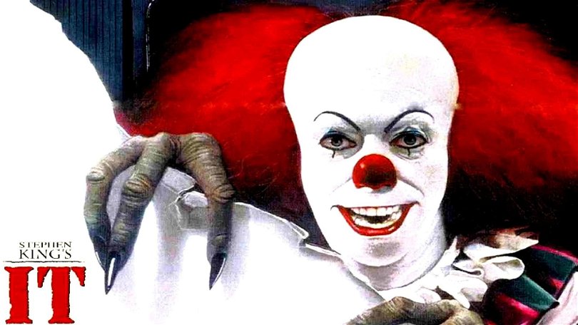 Bild på clownen från filmen "Det".