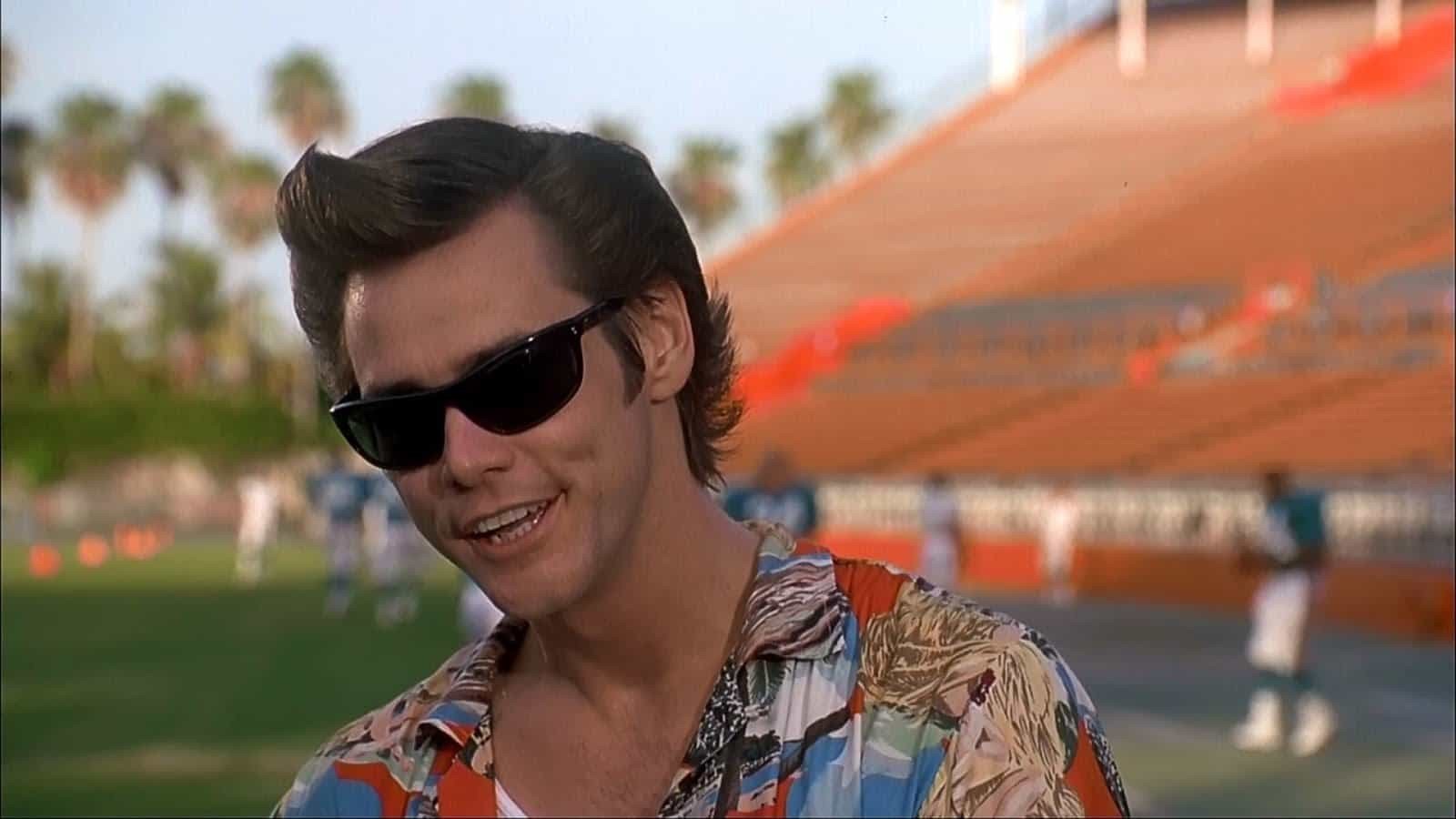 Bild på skådespelaren Jim Carrey som karaktären Ace Ventura.