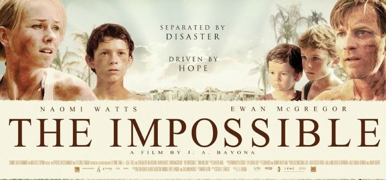 Cover till filmen The Impossible, ett bra filmtips!
