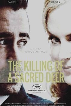 Nicole Kidman och Colin Farrell kollar på varandra genom en glasruta i The Killing of a Sacred Deer.