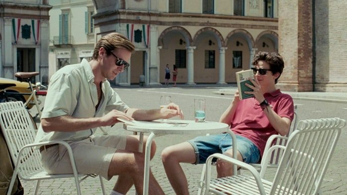 Armie Hammer och Timothée Chalamet i "Call Me by Your Name"