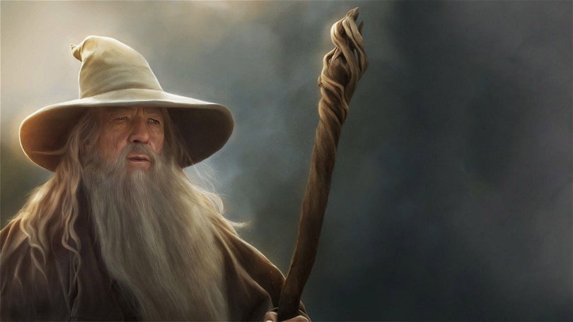 Här ser du en bild på Gandalf