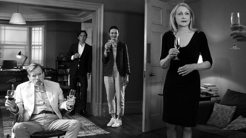 Timothy Spall och Cillian Murphy med flera i The Party, en av de bästa filmerna 2018.