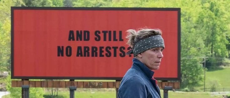 Frances McDormand i Three Billboards outside Ebbing, Missouri (2017)