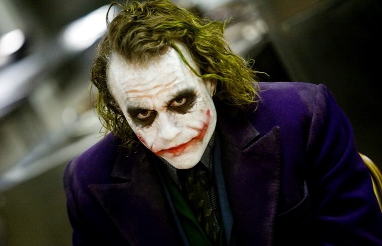Heath Ledger som Jokern i Christopher Nolans "The Dark Knight"