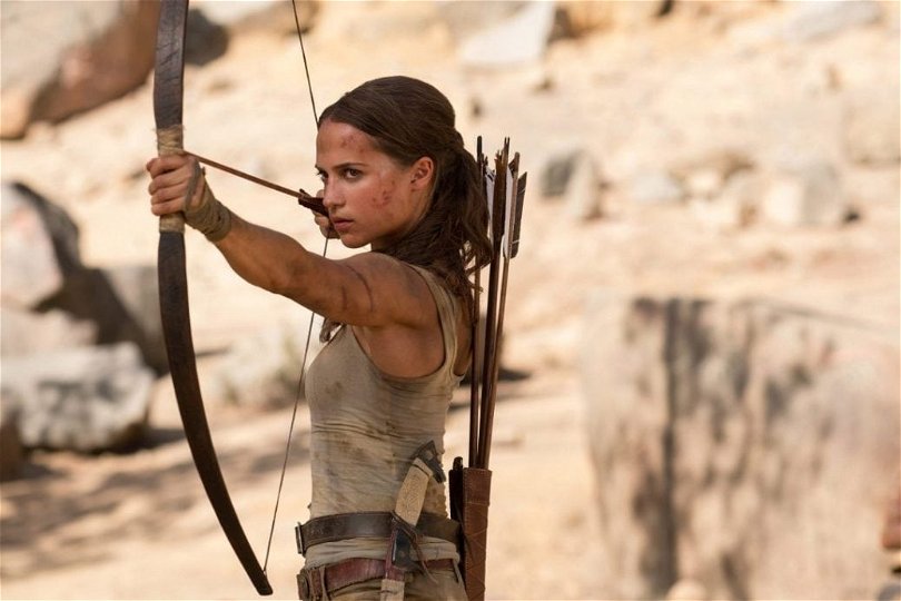 Alicia Vikander som Lara Croft.