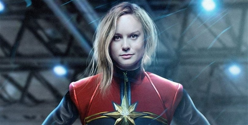 Brie Larson som Captain Marvel.