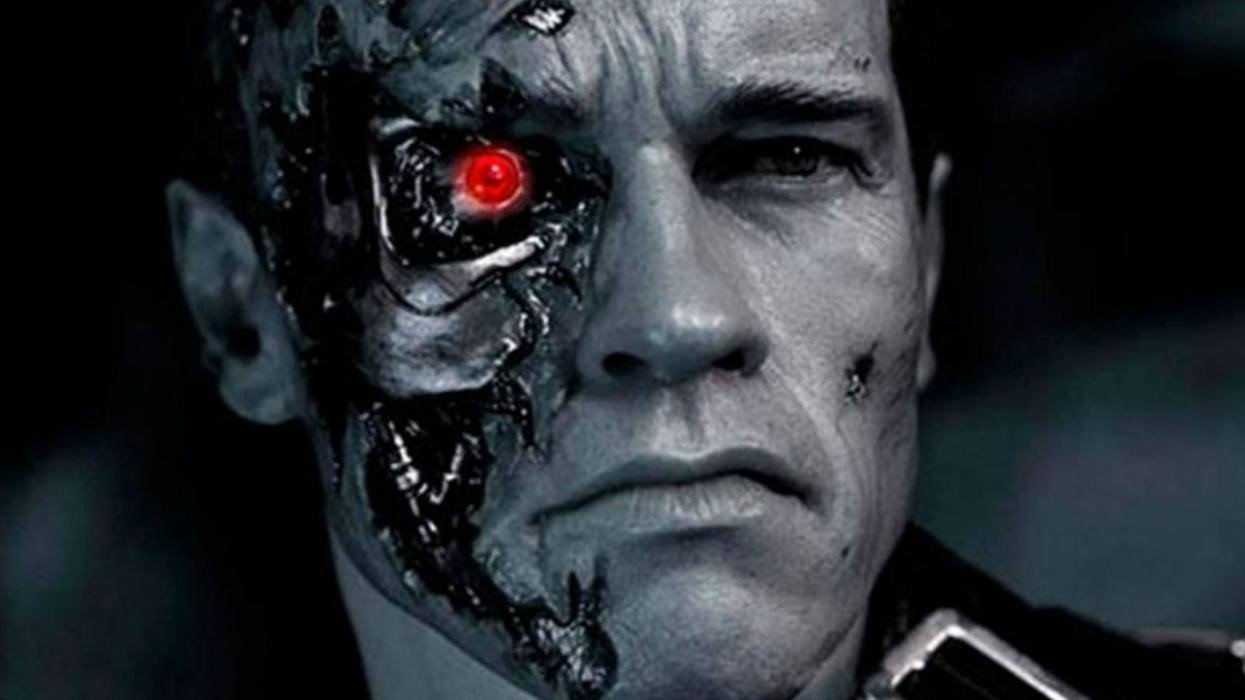 Arnold Schwarzenegger som Terminator.