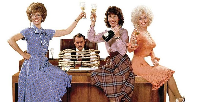 Jane Fonda, Lily Tomlin och Dolly Parton.