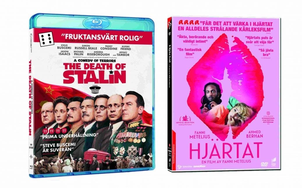 TÄVLING: Vinn "Hjärtat" och "The Death of Stalin" på DVD och Blu-Ray