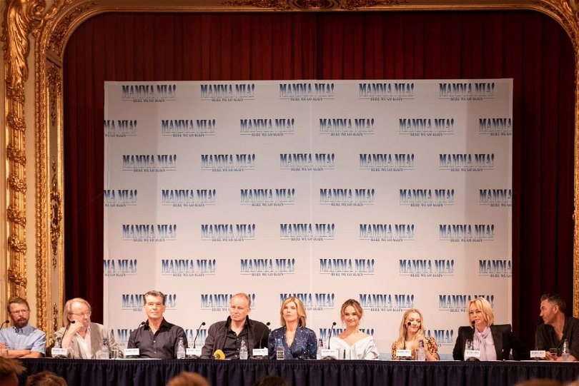 Presskonferens för Mamma Mia 2