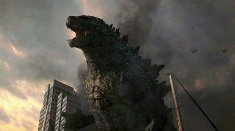 På bilden ser du mäktiga Godzilla