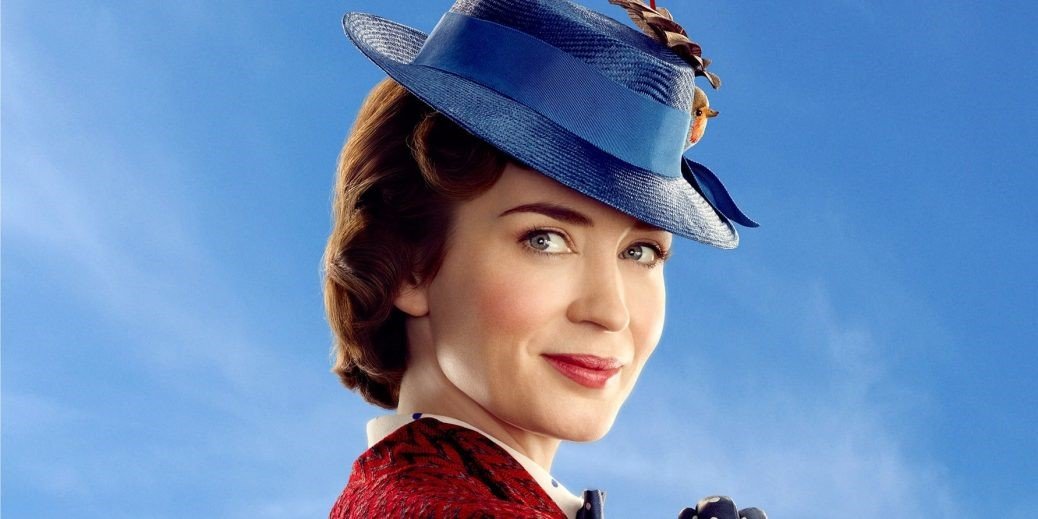 Emily Blunt som Mary Poppins i Mary Poppins Returns.