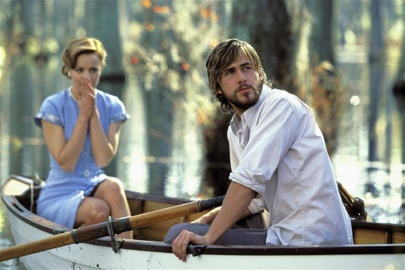 Ryan Gosling och Rachel McAdams i Nicholas Sparks Dagboken