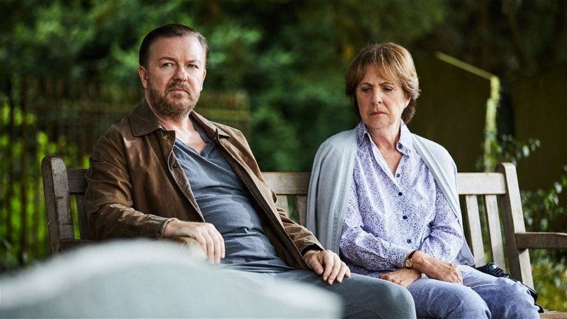 Ricky Gervais får livsråd på parkbänk i "After Life".