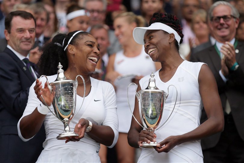 Tennisstjärnorna Venus och Serena Williams