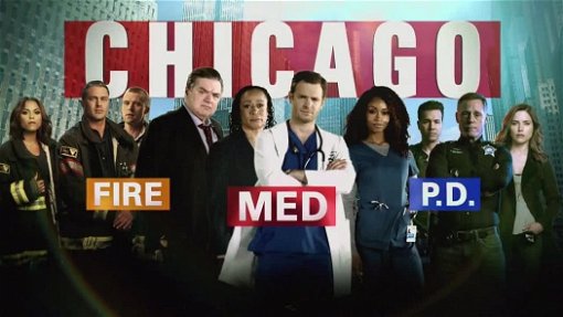 Poster till Chicago-serierna, även kallade One Chicago.