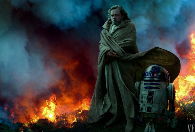 Luke Skywalker och R2-D2.