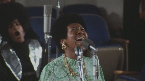Aretha Franklin sjunger i Amazing Grace