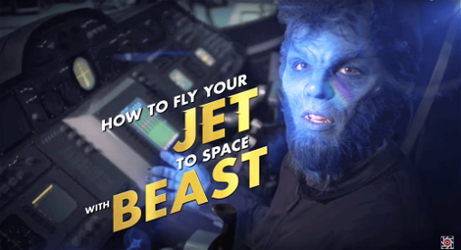 The Beast visar hur man flyger rymdskepp i roligt klipp