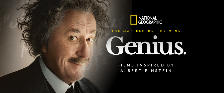 Geoffrey Rush som Albert Einstein i ny TV-serie
