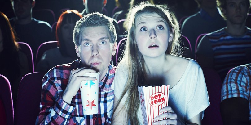 Couple Watching Cinema