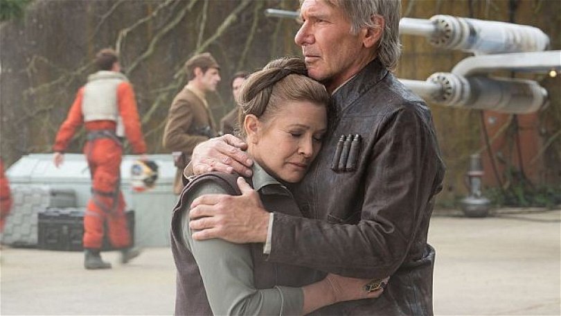 Harrison Ford och Carrie Fisher i "The Force Awakens". 