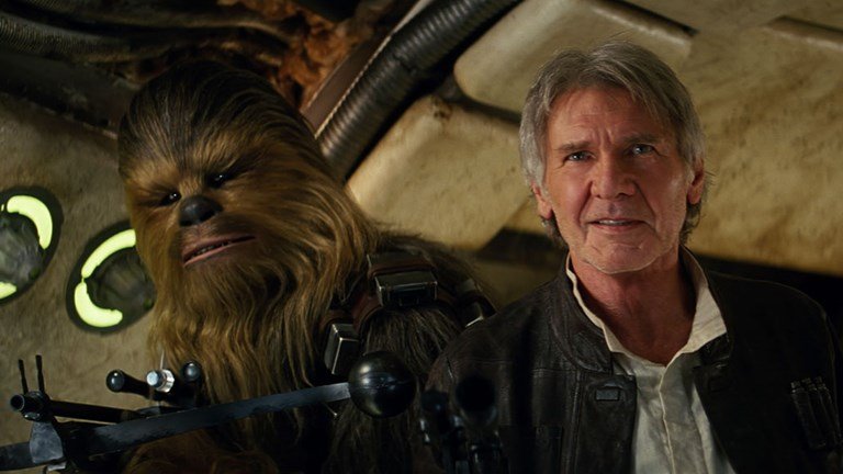 Han Solo i "The Force Awakens". 