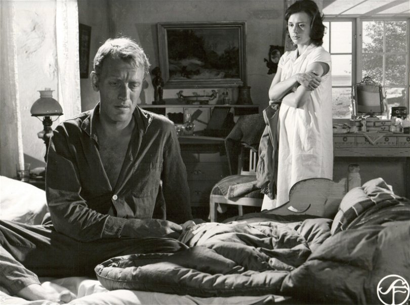 Max von Sydow med Harriet Andersson i Såsom i en spegel.