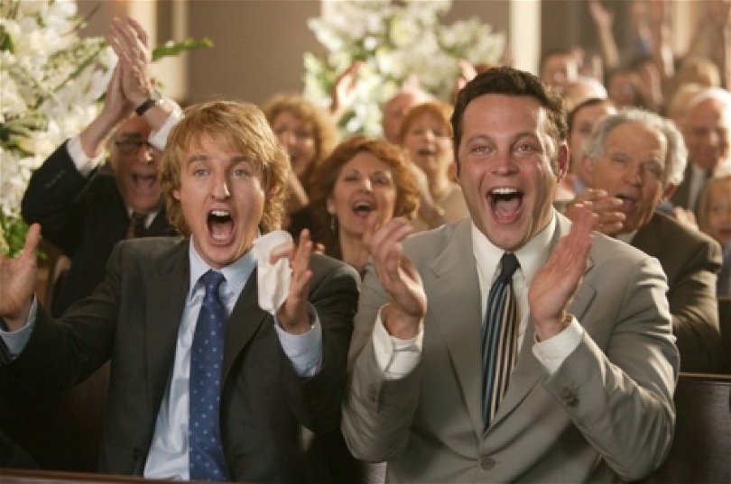 Owen Wilson och Vince Vaughn i "Wedding Crashers" (2005).