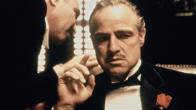 Marlon Brando som Vito Corleone i "Gudfadern". 