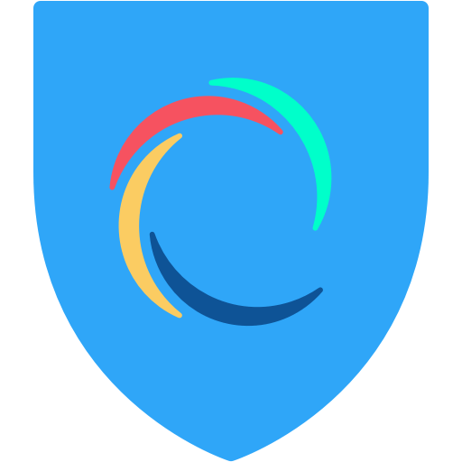 Hotspot Shield logotyp. Gratis och laglig VPN.