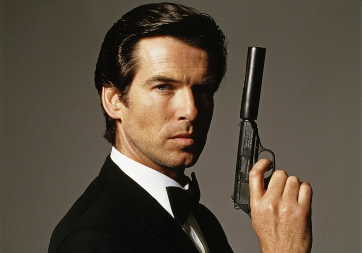 Pierce Brosnan som James Bond. 