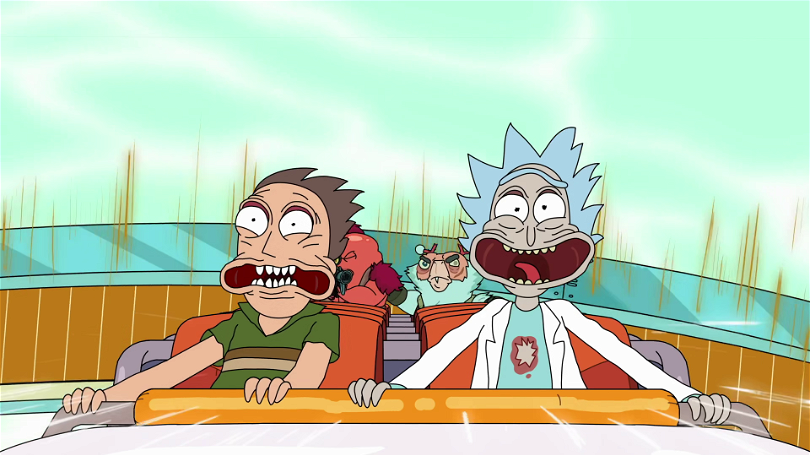 Jerry och Rick i "Rick and Morty"
