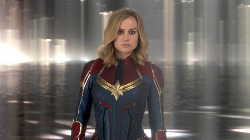 Brie Larson som Captain Marvel.